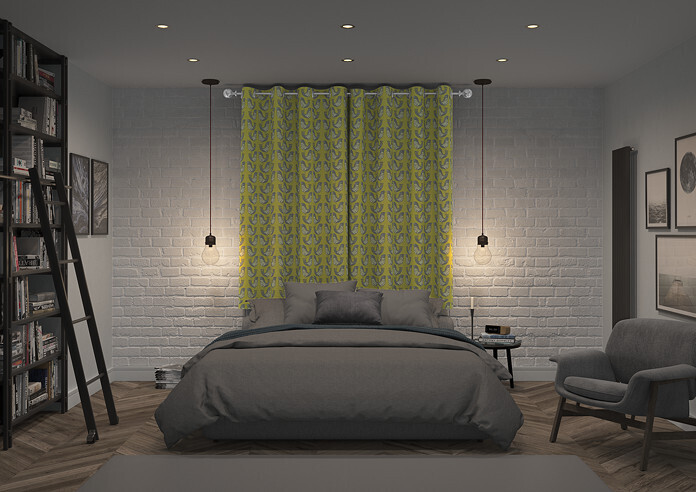 Scandi Birds, Kiwi - Made to Measure Curtains - Image 7